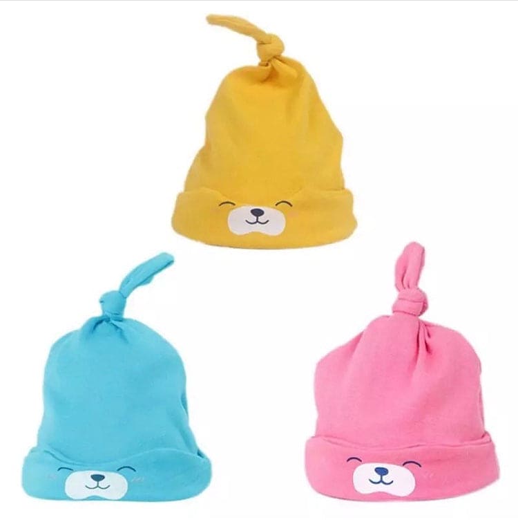 Cute Baby Honnet Hat, Newborn Baby Soft Hat, Cute Knot Caps For Boys Girls Cute Baby Honnet Hat, Newborn Baby Soft Hat, Cute Knot Caps For Boys Girls